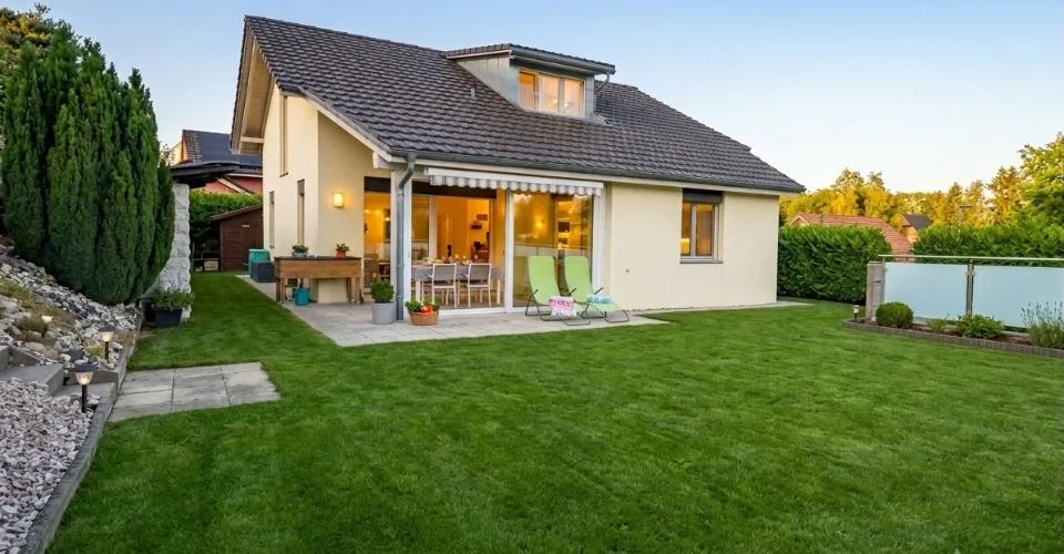 Magnifique villa individuelle au calme absolu avec géothermie à Domdidier