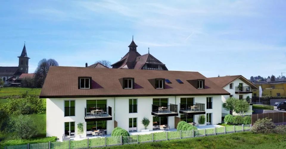 Nouvelle promotion! 2.5 pièces  appartement avec balcon ensoleillé, Belfaux
