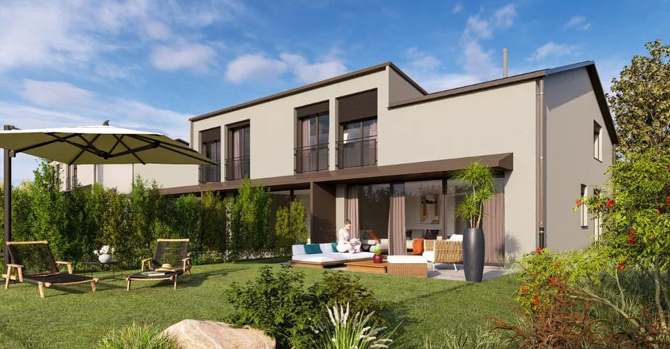 Promotions de 15 villas mitoyennes de 5 et 6 pièces à vendre à Le Mouret – Foto 5 von 7