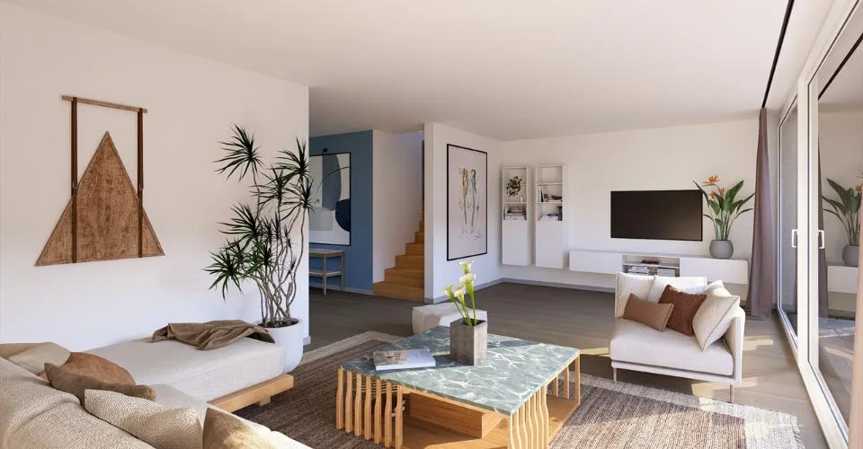Promotions de 15 villas mitoyennes de 5 et 6 pièces à vendre à Le Mouret – Foto 3 von 7
