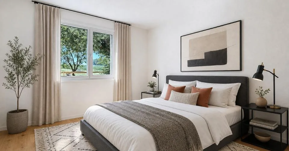 Très bel appartement rénové de 4.5 pces avec jardin