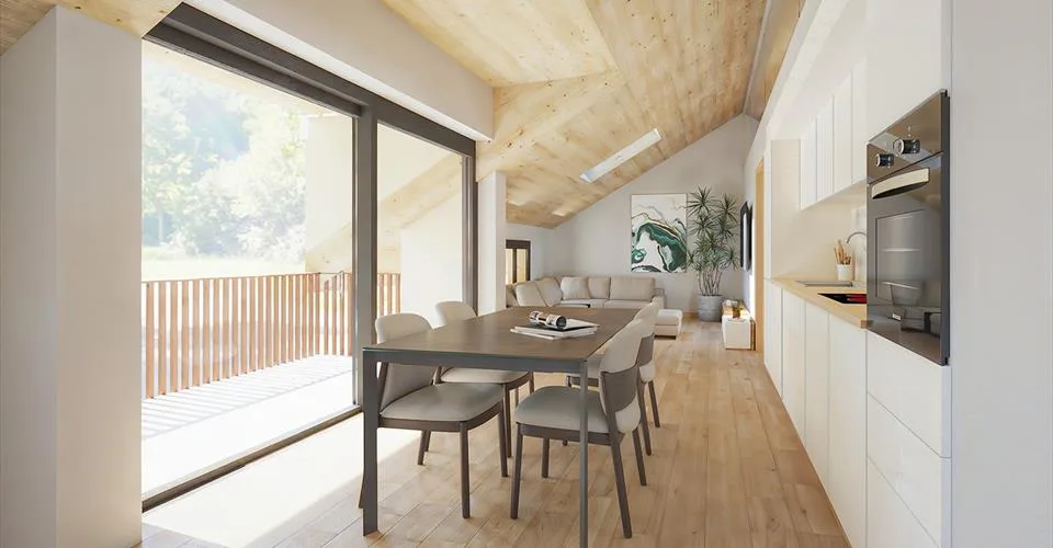 Bel appartement neuf à vendre à St-Aubin FR.