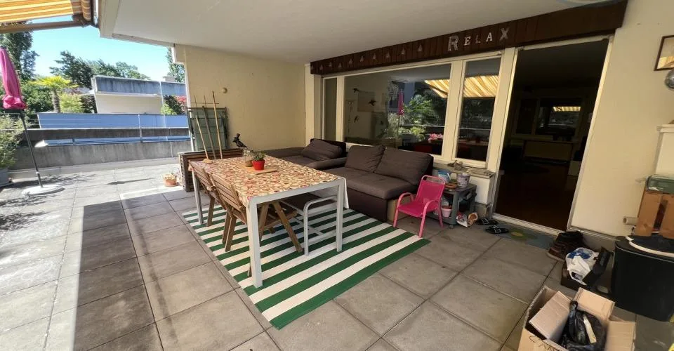 Attique lumineux avec vaste terrasse panoramique aux portes de Bâle