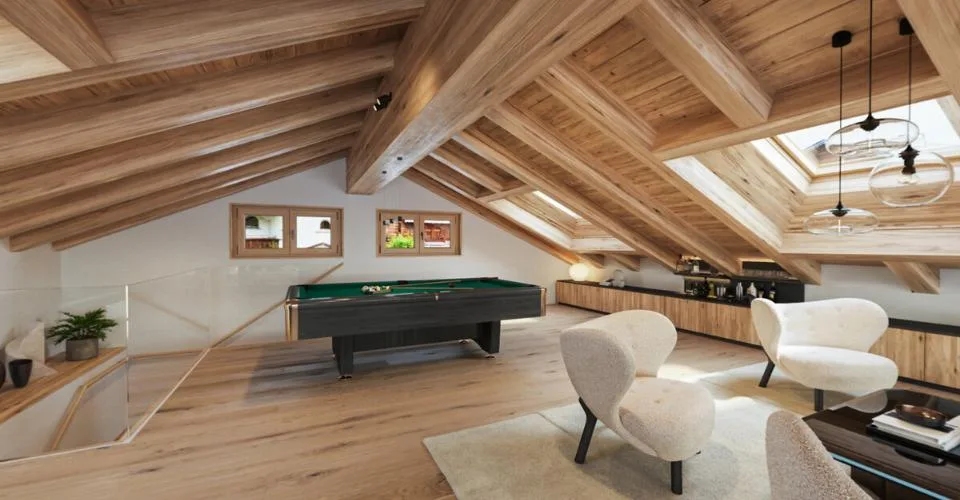 Klosters: Neubau Dachmaisonette mit edlem Interieur und Aussicht – photo 3 sur 5