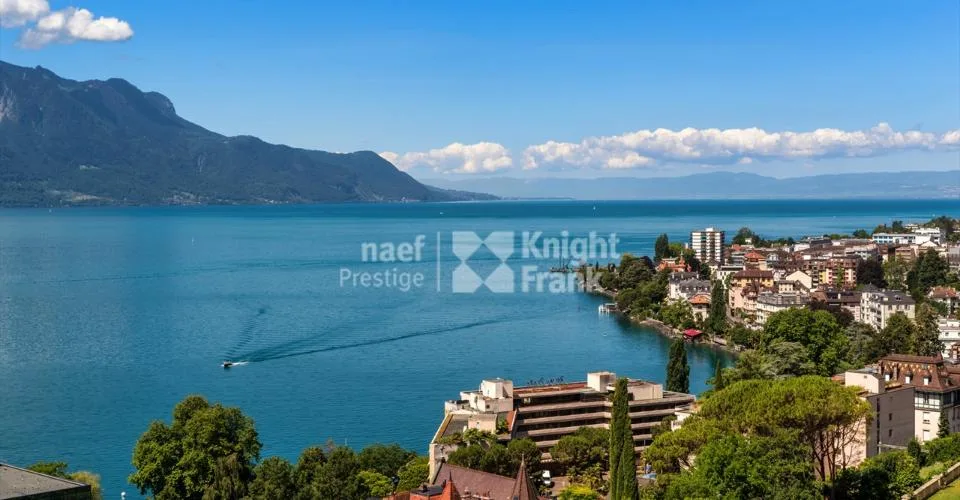 Unique ! Appartement en attique de 8.5 pièces avec une vue exceptionnelle à vendre au coeur de Montreux