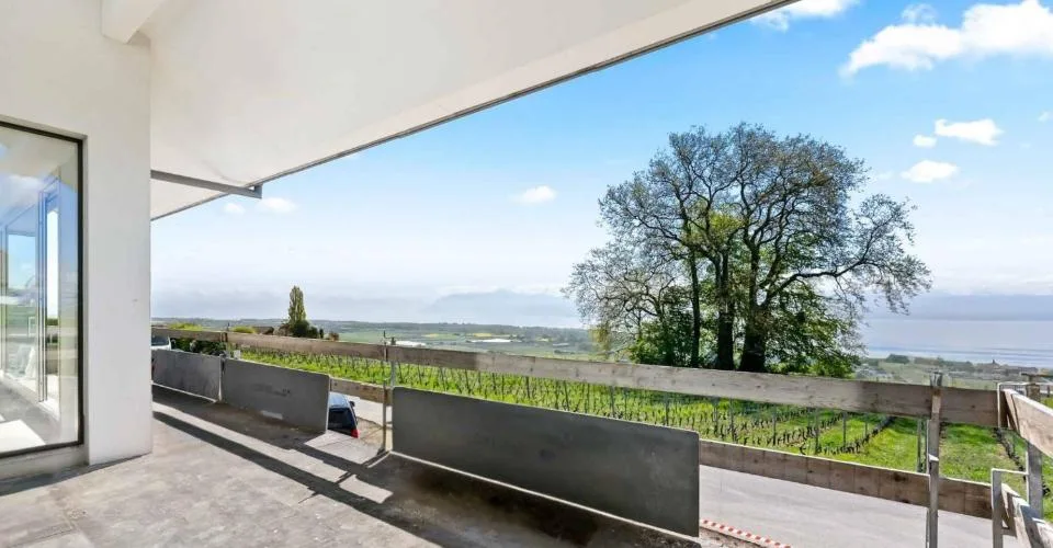 Villa neuve de standing avec vue panoramique sur le lac Léman