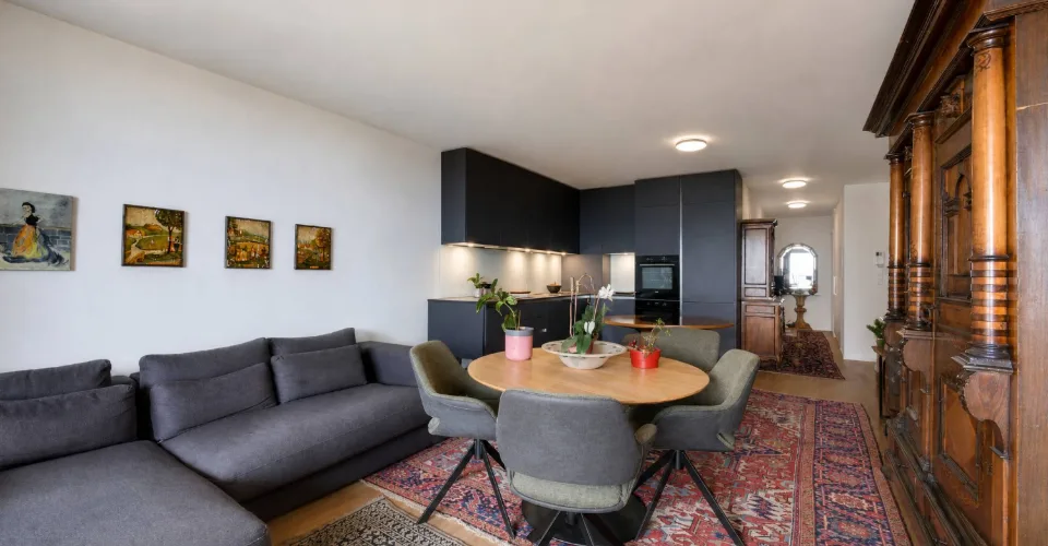 Bel appartement récent de 3.5 pièces avec grand balcon et vue sur le Lac