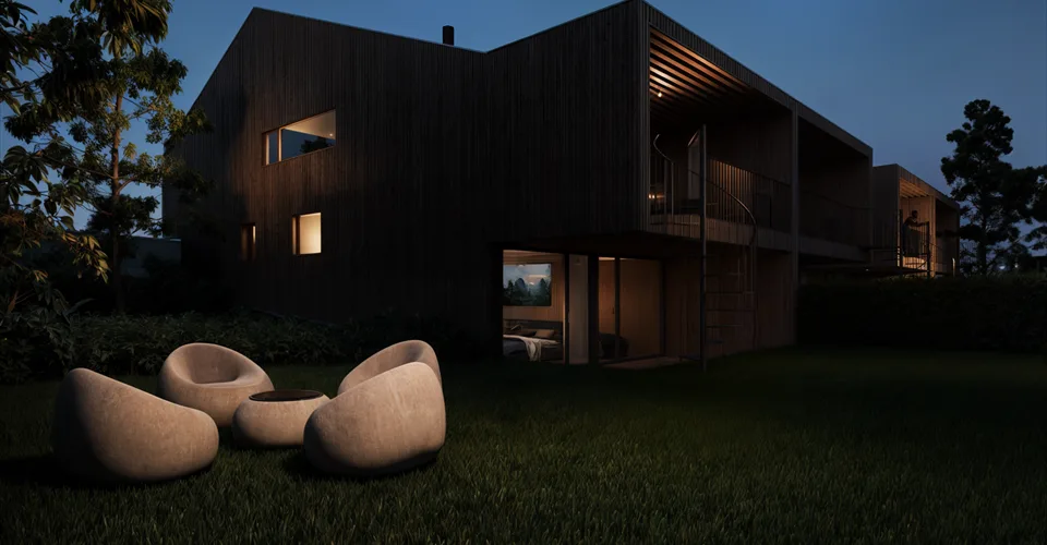 MUVERAN: Villa d'architecte exclusive et son sublime panorama Alpes-Leman