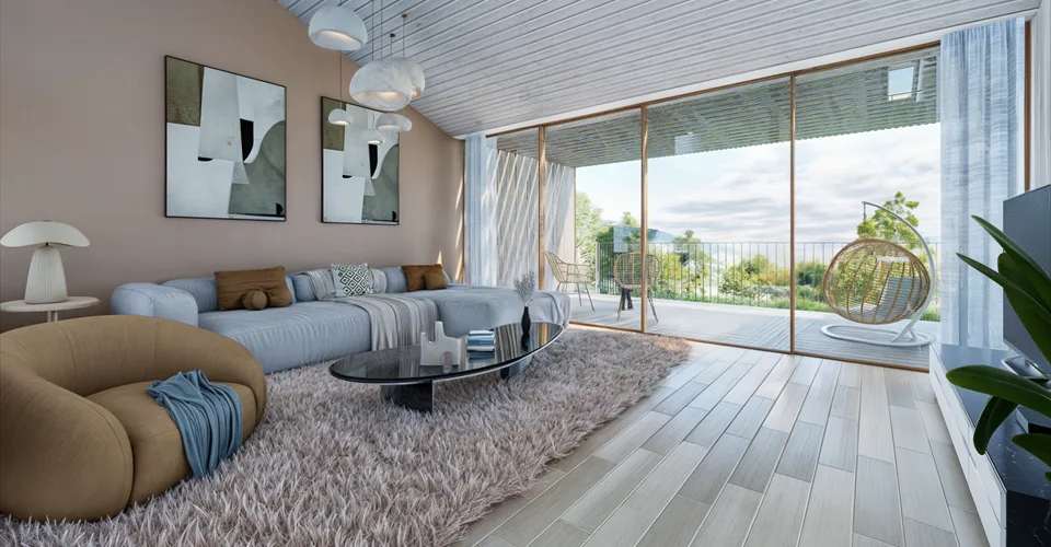MUVERAN: Villa d'architecte exclusive et son sublime panorama Alpes-Leman