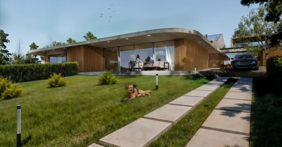 MUVERAN: Villa d'architecte exclusive et son sublime panorama Alpes-Leman