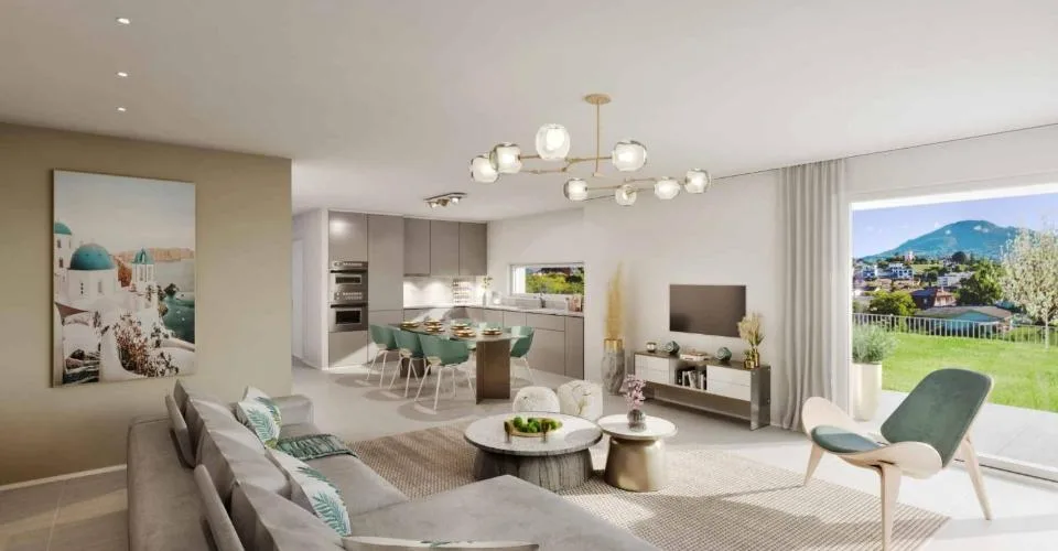 Résidence Les Vignes Spacieux Duplex de 5.5 pièces avec jardin et terrasse