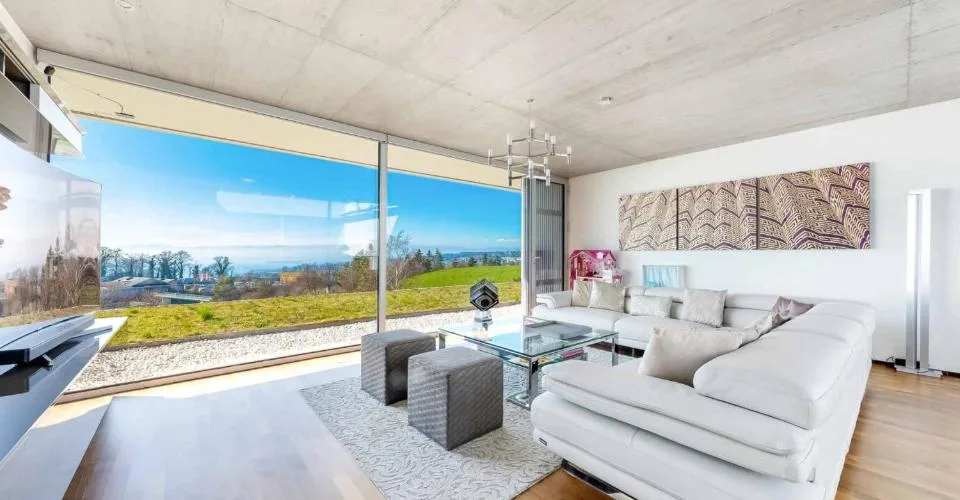 Townhouse moderne avec patio & terrasse – Vue panoramique sur le lac