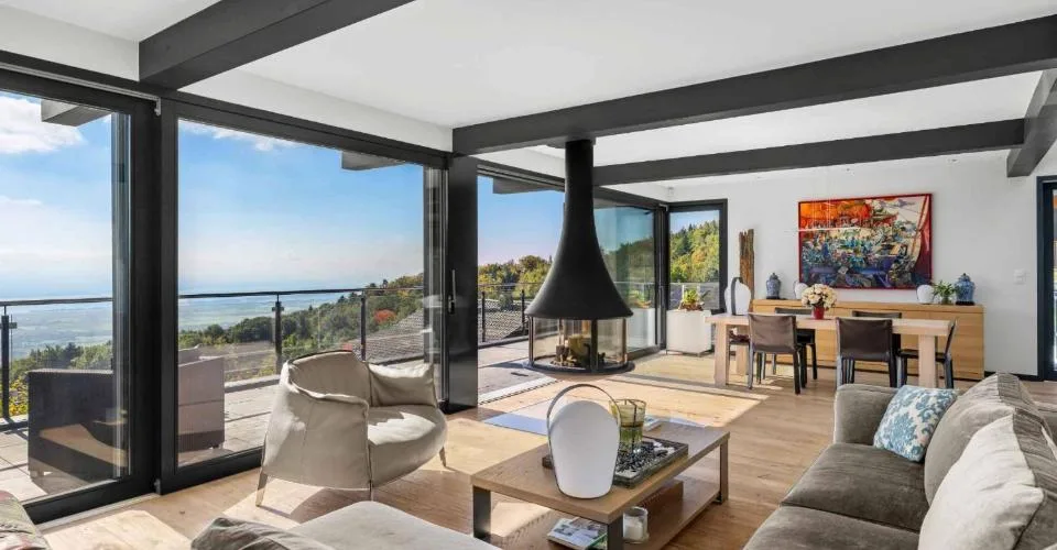 Villa contemporaine à Arzier – Vue panoramique & performance énergétique – foto 4 di 4