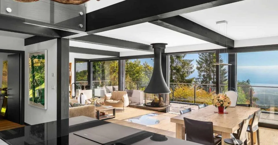 Villa contemporaine à Arzier – Vue panoramique & performance énergétique – foto 3 di 4