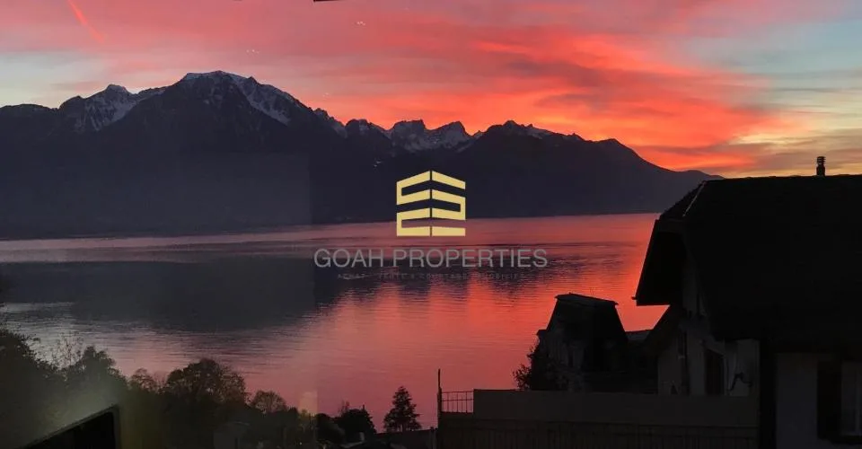 Magnifique appartement de 3,5 pièces avec vue panoramique sur le lac Léman