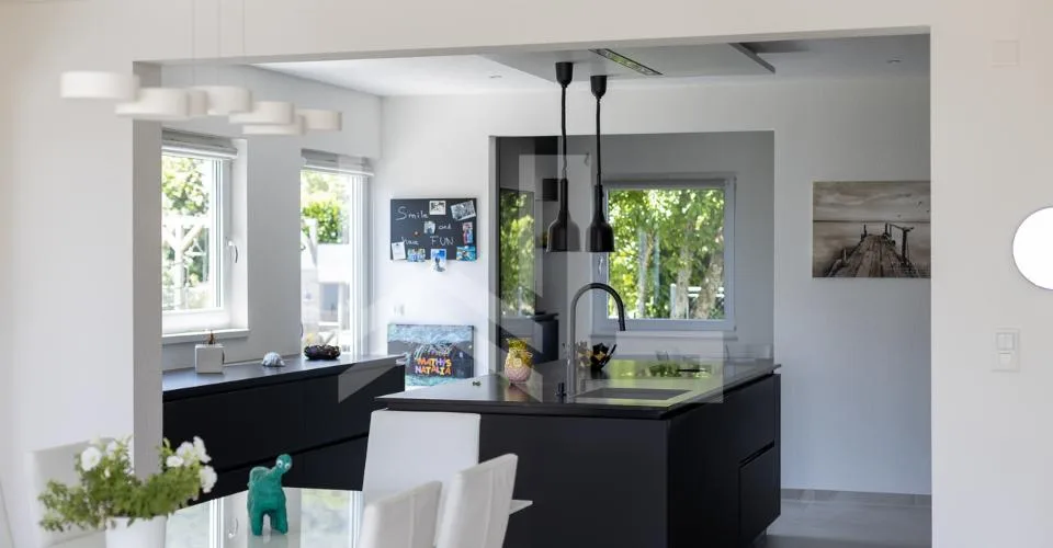 Propriété contemporaine avec vue