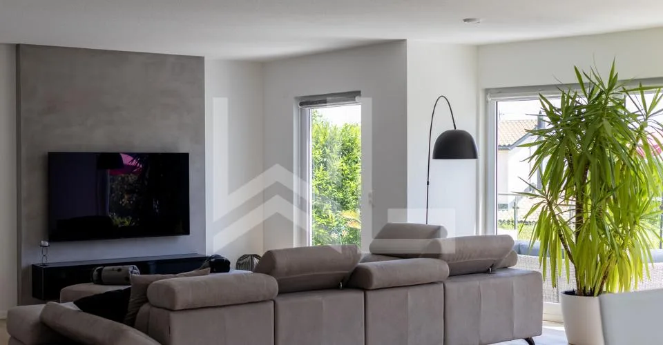 Propriété contemporaine avec vue