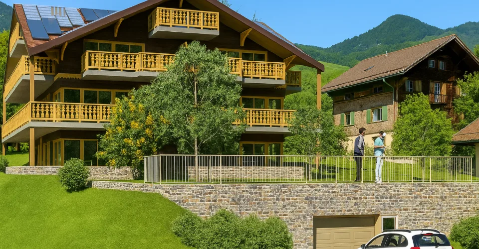 Appartement de standing dans un chalet neuf et exclusif - LOT 2 : Le parfait refuge alpin – photo 4 of 7