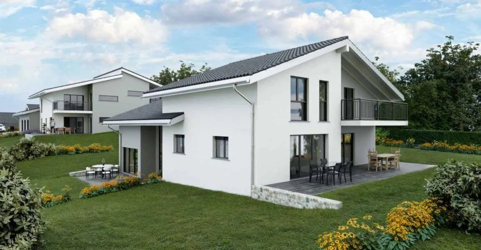 Nouvelle construction ! Magnifique appartement duplex de 2,5 pièces dans une villa de seulement 2 logements