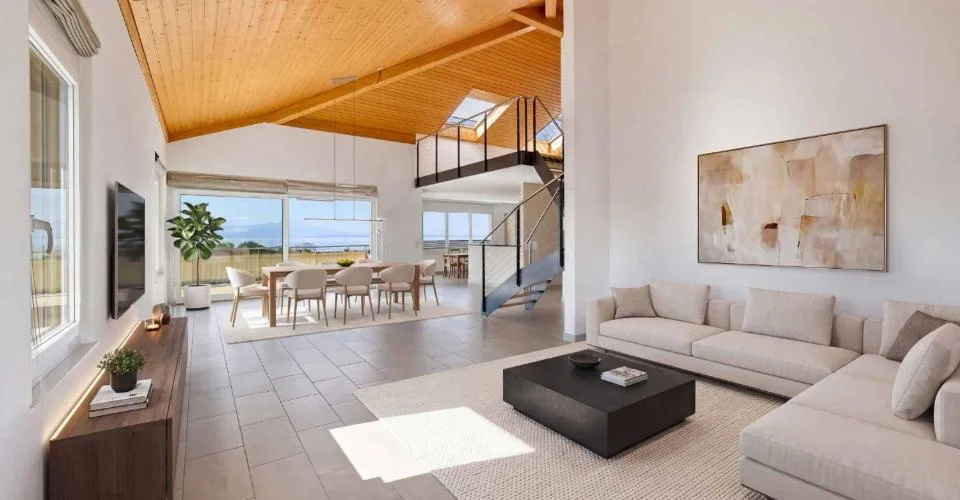 Duplex de standing de 7.5 pièces offrant une vue sur le Léman et les Alpes