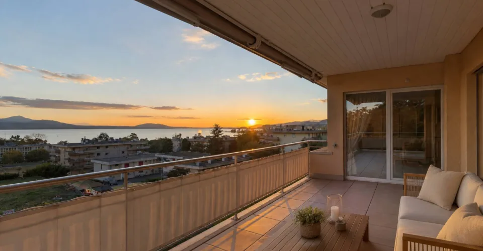 Duplex de standing de 7.5 pièces offrant une vue sur le Léman et les Alpes