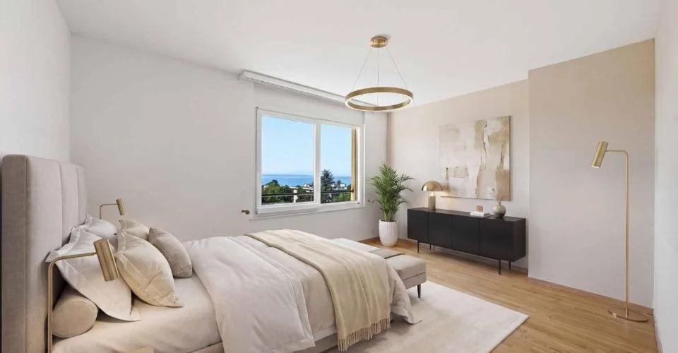 Duplex de standing de 7.5 pièces offrant une vue sur le Léman et les Alpes