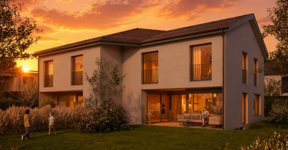 CORÇALIA – Villa jumelle neuve à Corcelles-près-Payerne
