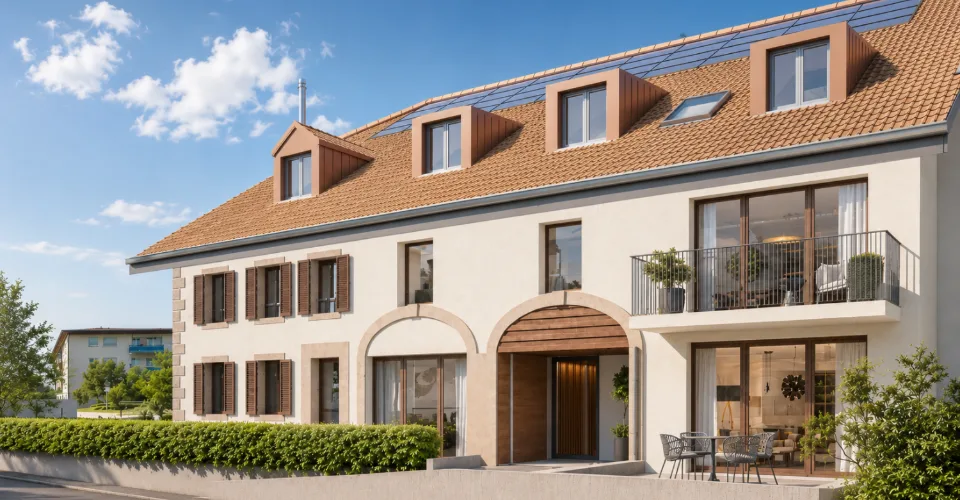 Magnifique attique spacieux et neuf (lot 5) – Foto 3 von 14