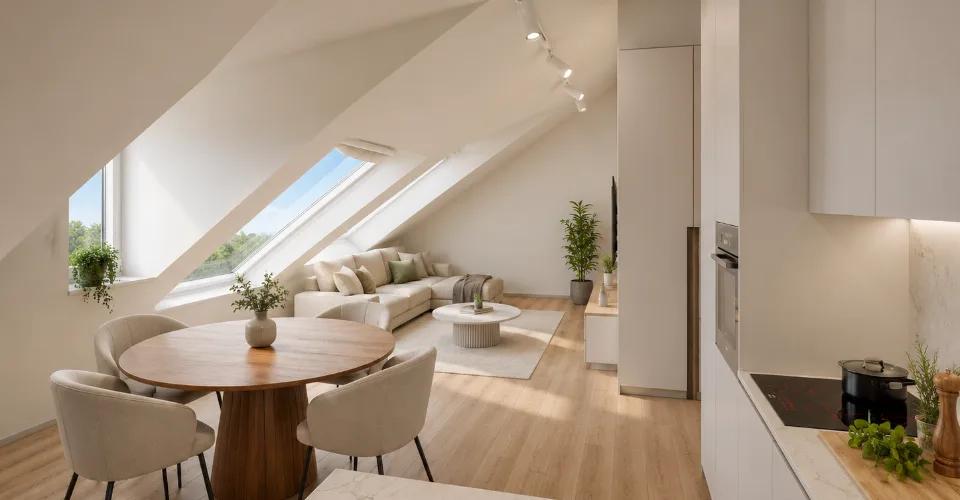 Magnifique attique spacieux et neuf (lot 5) – Foto 2 von 14