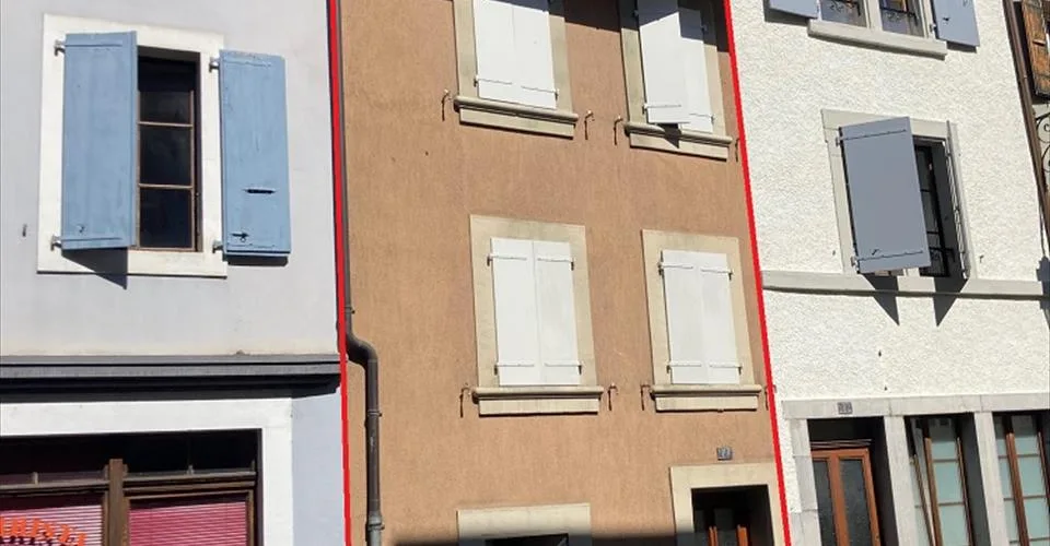 Au coeur du bourg historique, 3 appartements et 1 garage-box