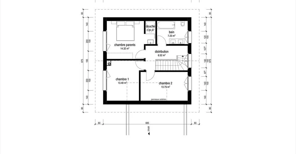Magnifique villa d'architecte sur plans
