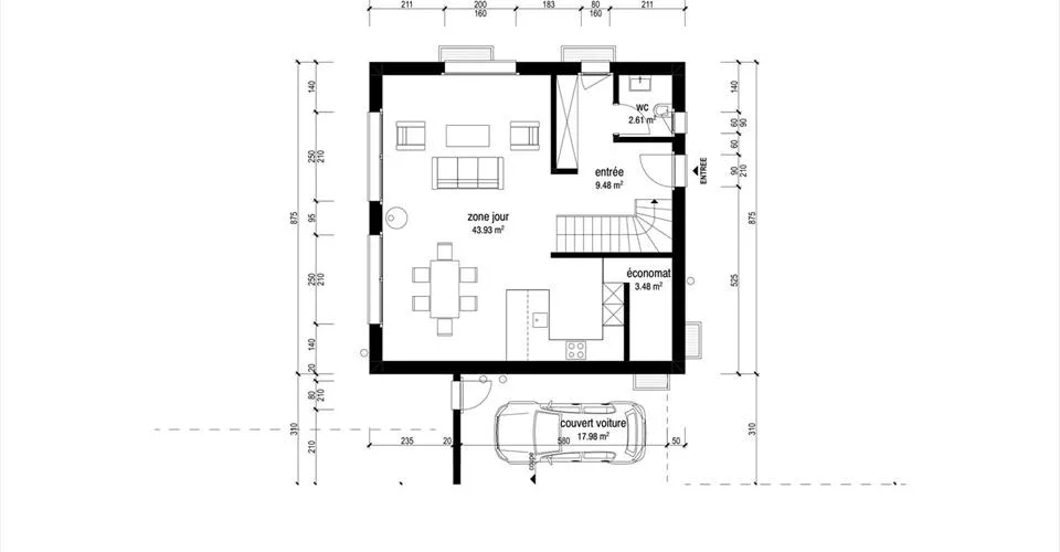 Magnifique villa d'architecte sur plans