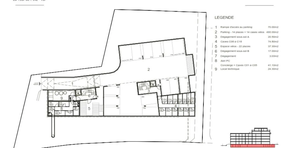 Appartement neuf 3,5 pièces, Lot 6 avec Terrasse à Tour-de-Peilz