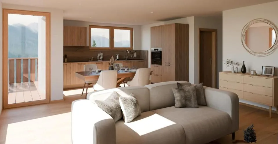 NEUF ! NOUVELLE PROMOTION - Appartements de 3.5 pièces traversant avec terrasse et-ou balcon Sud