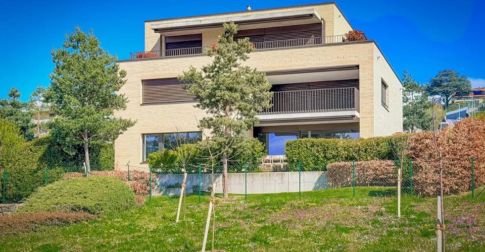 Appartement 7.5p de standing avec jardin & proche des rives