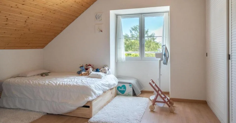 Appartement en attique avec vue lac et vignes