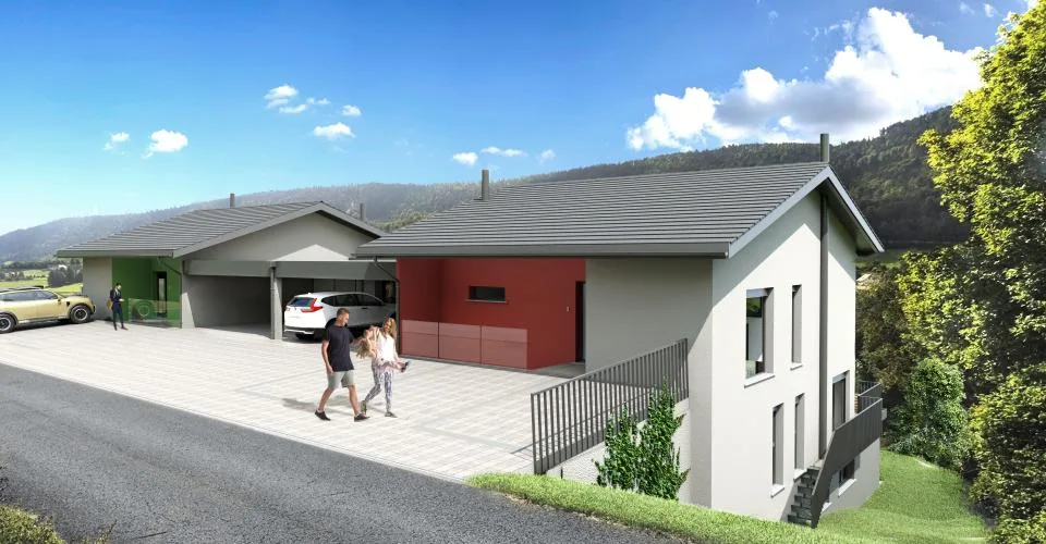 Villa en duplex avec terrasse de 73 m² à Vallorbe