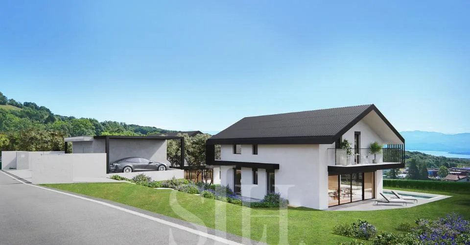 2 Villas contemporaine vue panoramique.