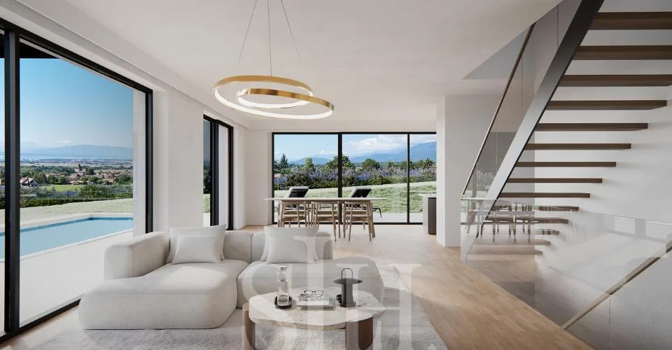 2 Villas contemporaine vue panoramique.