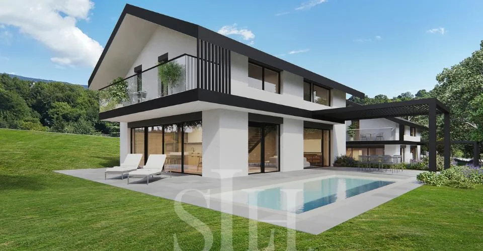 2 Villas contemporaine vue panoramique.