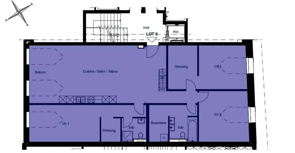 Duplex neuf 4.5 pièces avec gatelas – foto 4 di 5