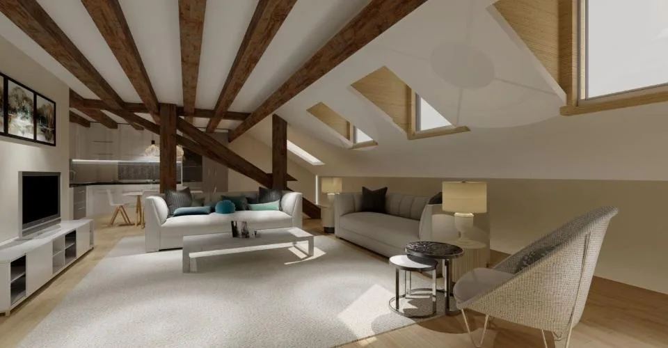 Appartement attique combles 5 pièces à Borex