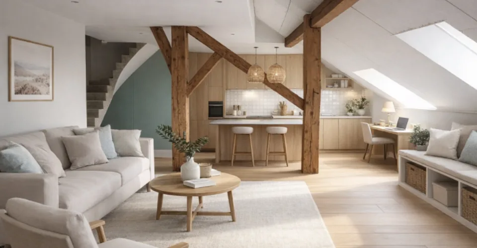 Appartement attique combles 5 pièces à Borex
