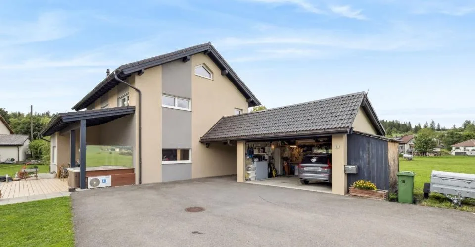 Maison individuelle Minergie AAA lumineuse avec vue dégagée