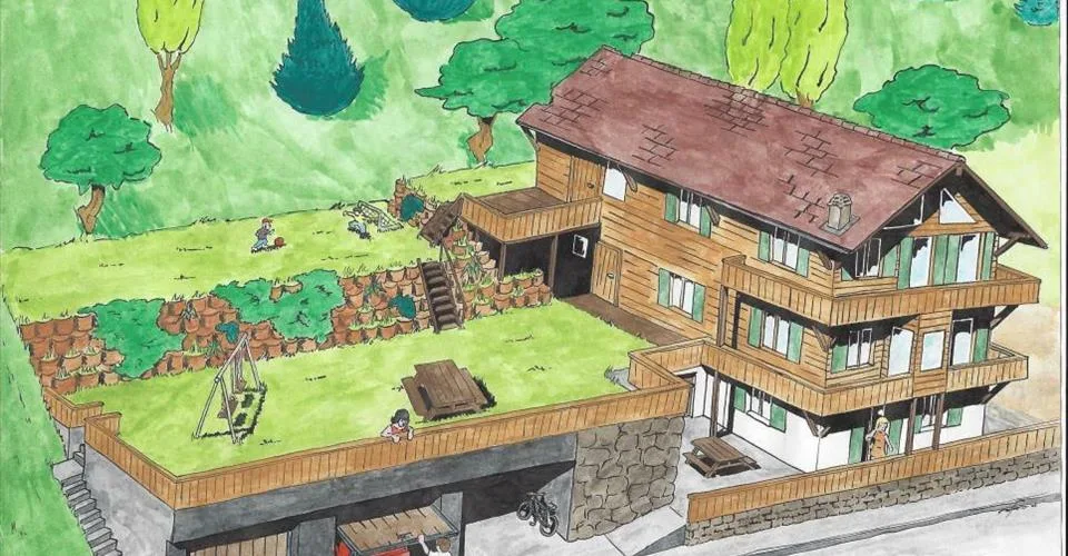 Du propriétaire : Ancien Chalet locatif à transformer à Arveyes - Villars-sur-Ollon pouvant atteindre 6 appartements