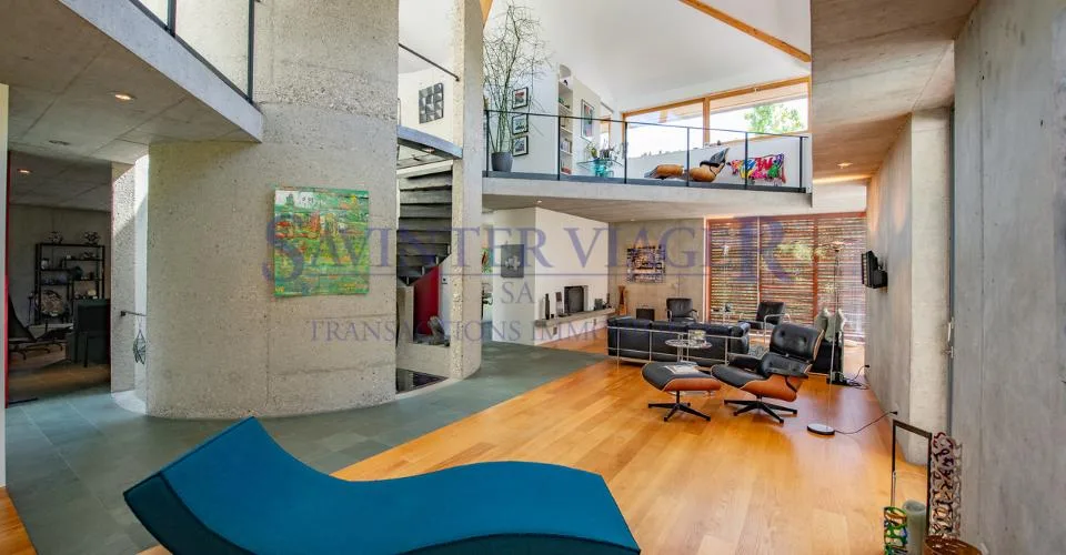 Une signature architecturale face au Léman - Vente en Viager – photo 2 sur 2