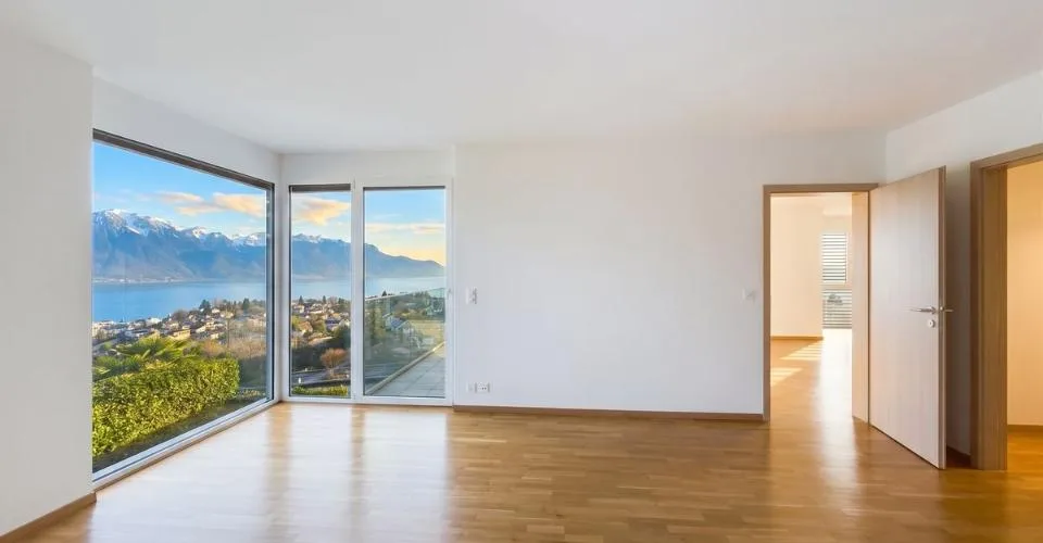 Montreux - Élégant 5.5 pièces avec vue lac, terrasse et espace bien-être
