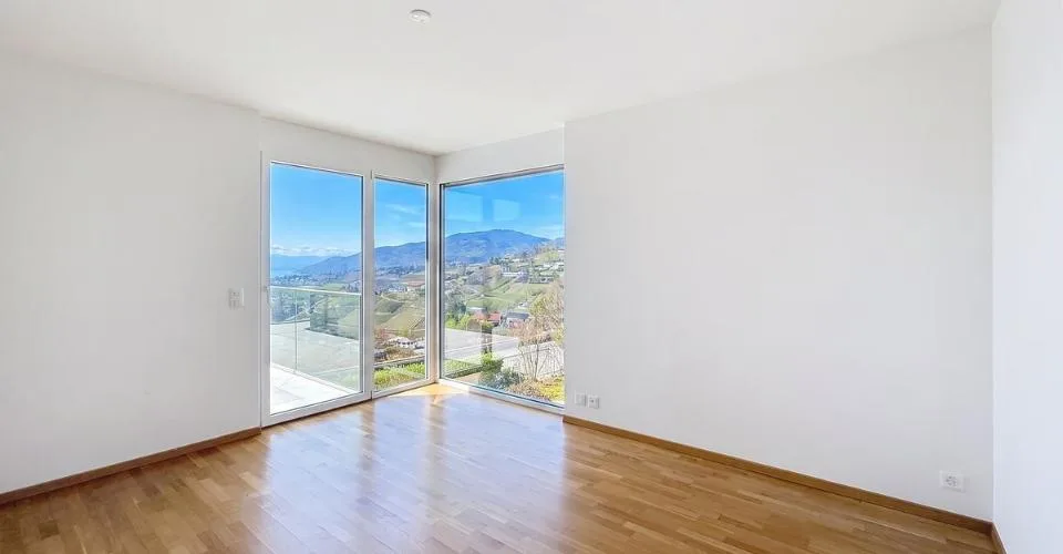 Montreux - Élégant 5.5 pièces avec vue lac, terrasse et espace bien-être