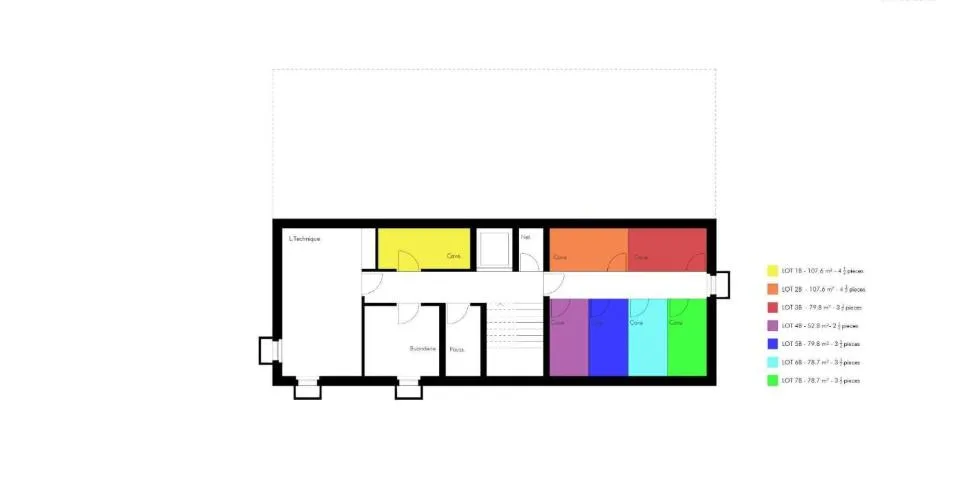 Appartement de 3.5 pièces avec balcon et vue sur le Jura