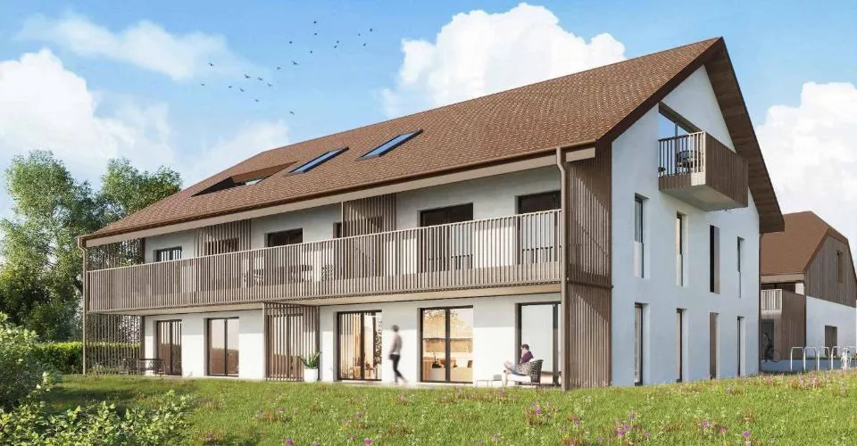 Appartement de 3.5 pièces en attique avec vue sur le Jura
